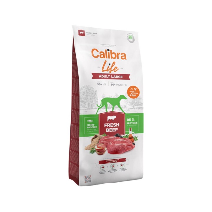Calibra Dog Life Adult Große Rassen - Rindfleisch - 12 kg