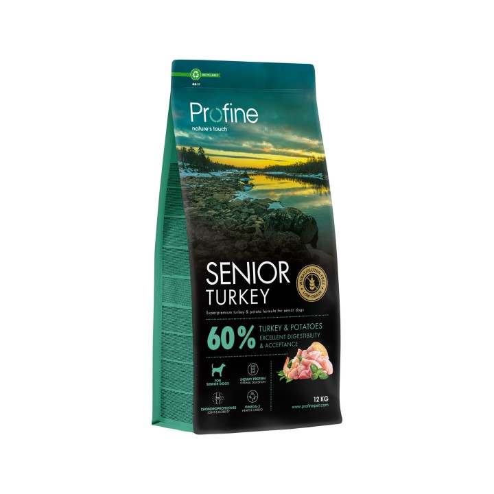 Profine Senior Hundefutter - Truthahn - 12 kg