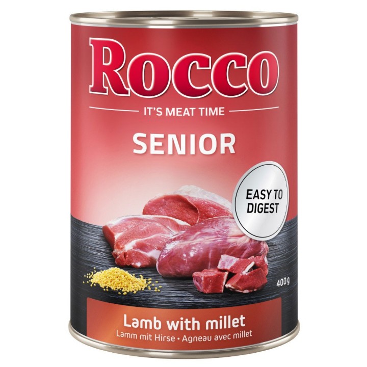 Rocco Senior 6 x 400 g - Lamm mit Hirse