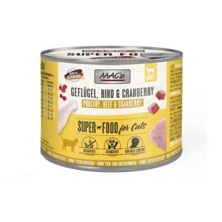 MAC´s Cat 6 x 200 g - Geflügel, Rind & Cranberry