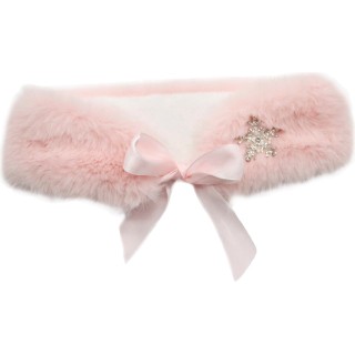 Croci Zierkragen Snowqueen - Rosa