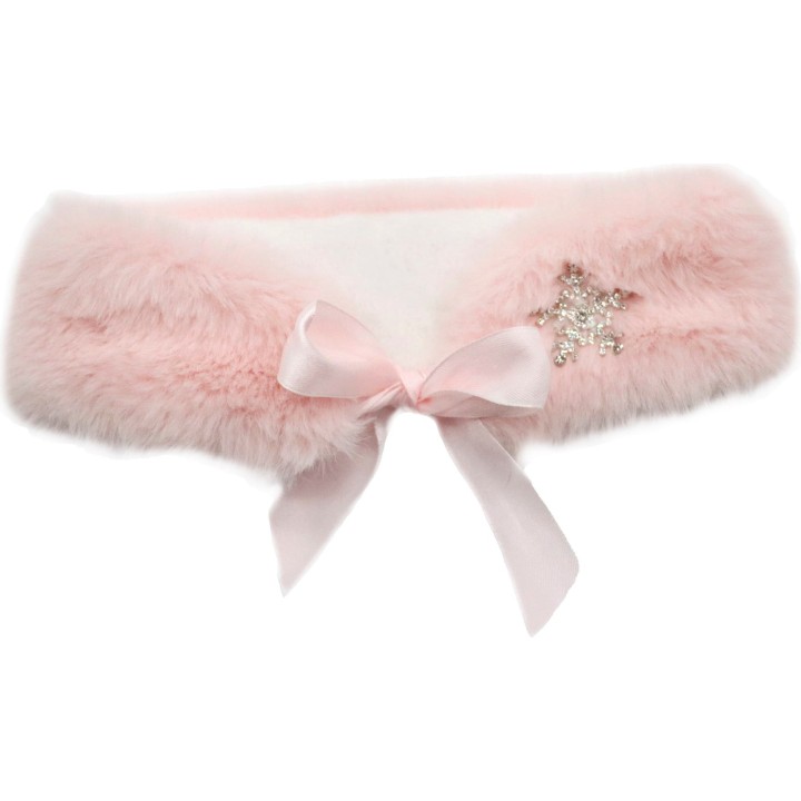 Croci Zierkragen Snowqueen - Rosa