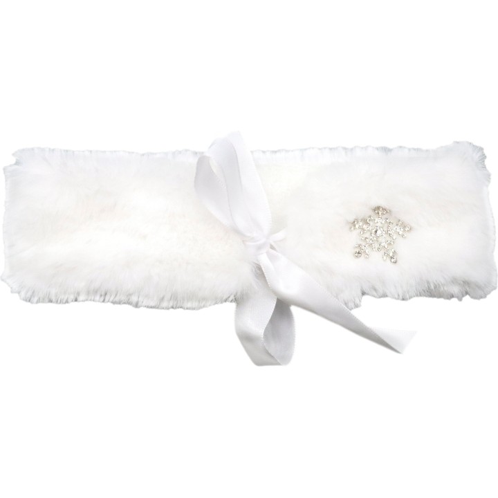 Croci Zierkragen Snowqueen - Weiss