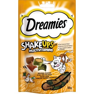 Dreamies Shake Ups Multivitamins Geflügel Picknick - 55 g