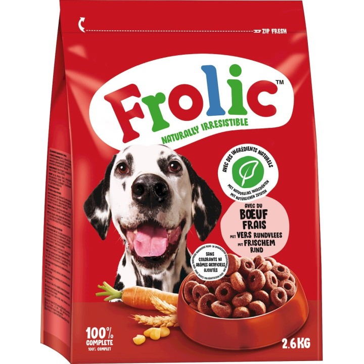 Frolic Complete mit frischem Rind - 2,60 kg