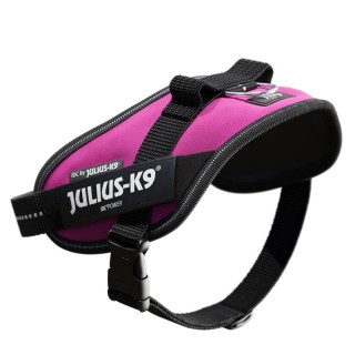 Julius-K9 IDC Powergeschirr, dunkelpink - Größe S: Brustumfang 49 - 67 cm