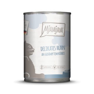 Sparpaket MjAMjAM 24 x 400 g - delikates Huhn an gedämpftem Kürbis