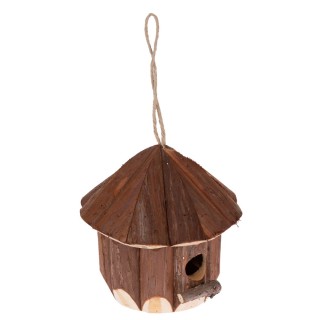 TIAKI Nistkasten Blockhaus - ca. Ø 20 x H 20 cm
