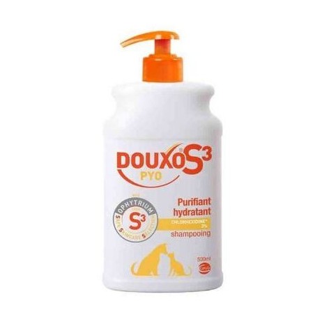 Shampoo für Hunde und Katzen Ceva Douxo S3 Pyo