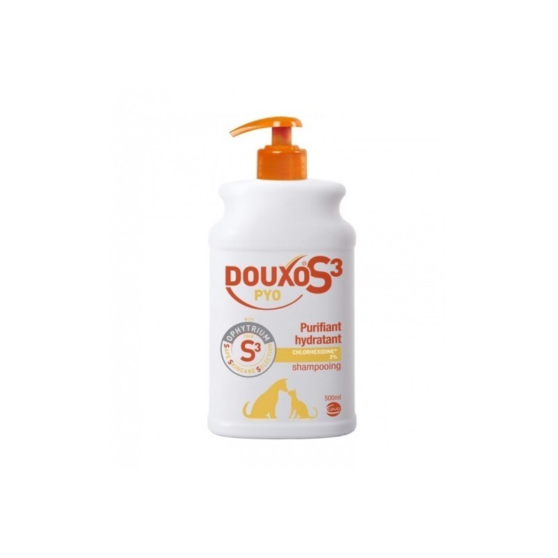 Shampoo für Hunde und Katzen Ceva Douxo S3 Pyo