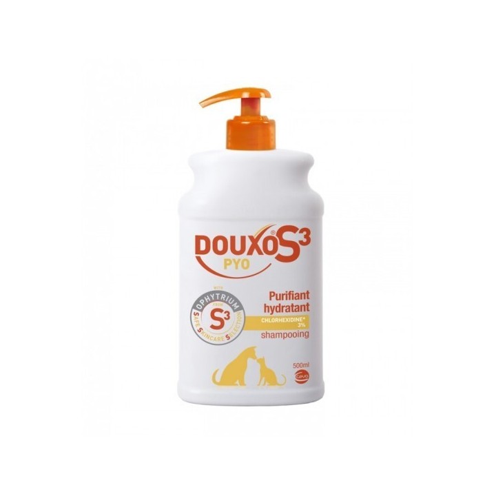 Shampoo für Hunde und Katzen Ceva Douxo S3 Pyo