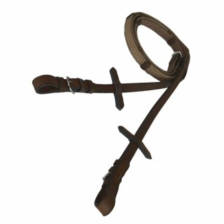 Zügel für Pferde Leder + Leinwand Tattini (1532801)