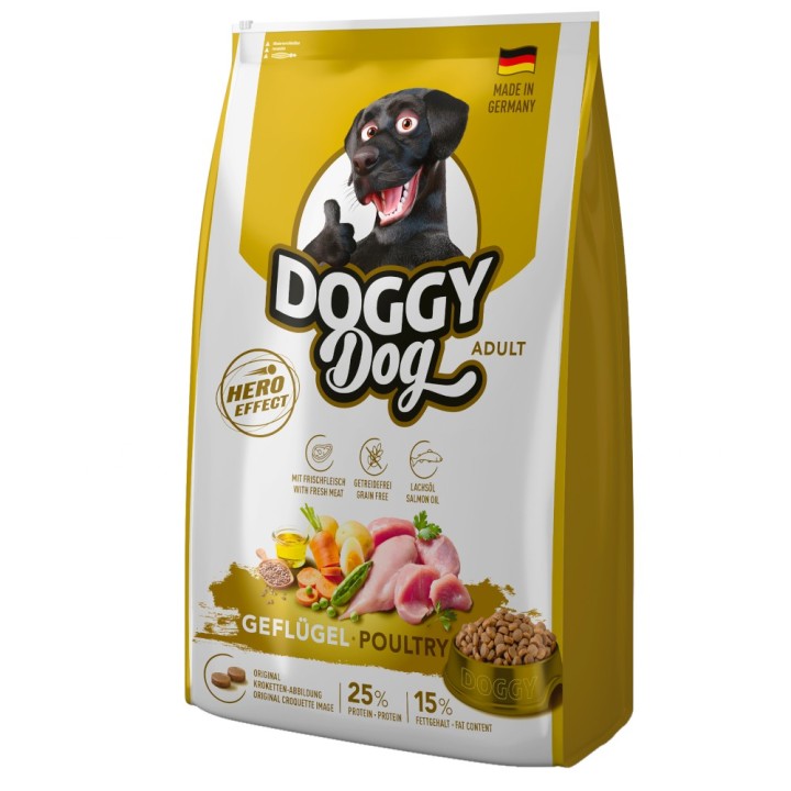 DOGGY Dog Adult Geflügel - Sparpaket: 2 x 10 kg
