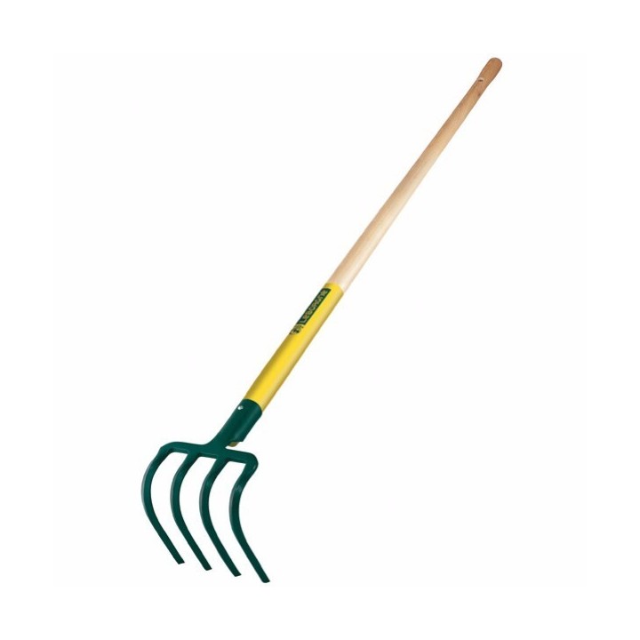 Gartenkrümmel 5 Zinken Holzgriff Leborgne