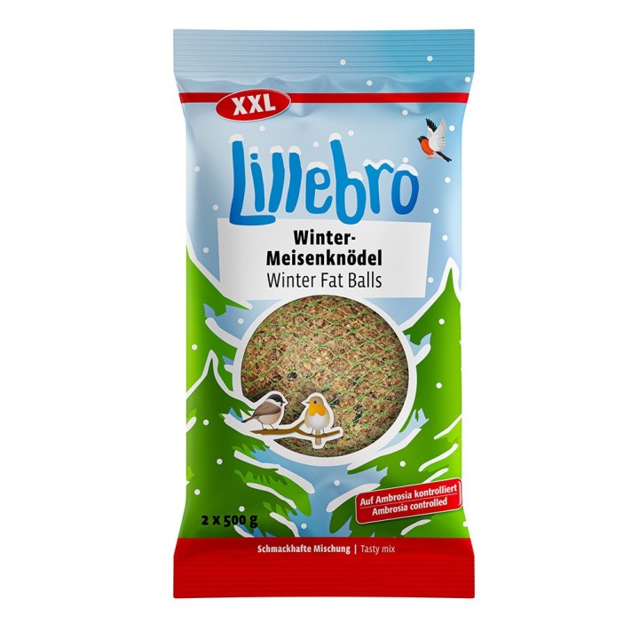 Lillebro Winter XXL-Meisenknödel - 2 Stück à 500 g
