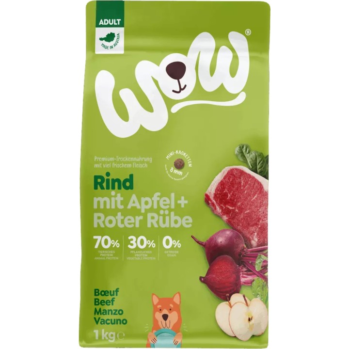 WOW ADULT Rind Minis Trockenfutter - 1 kg