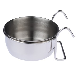 TIAKI Futternapf aus Edelstahl zum Einhängen - 140 ml / Ø 7,5 cm