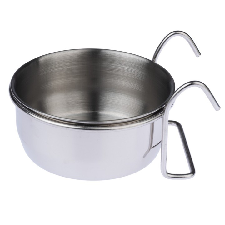 TIAKI Futternapf aus Edelstahl zum Einhängen - 140 ml / Ø 7,5 cm