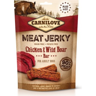 Carnilove Meat Jerky Chicken & Wild Boar Bar - Adult - 100 g