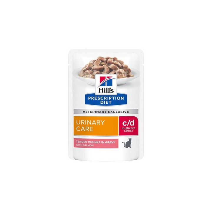 Hill's Prescription Diet c/d Urinary Stress Katzenfutter - Frischebeutel - 36 x 85 g