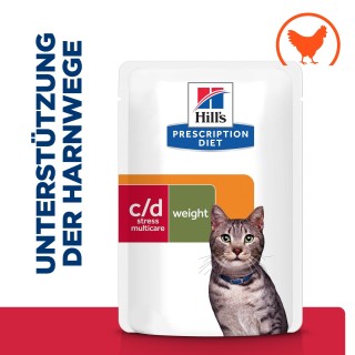 Hill's - c/d Urinary Stress + Metabolic - Feline - 36 x 85 g