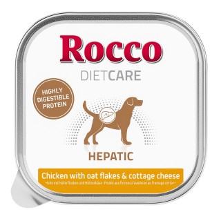 Rocco Diet Care Hepatic Huhn mit Haferflocken & Hüttenkäse Schale 150g 10 x 150 g
