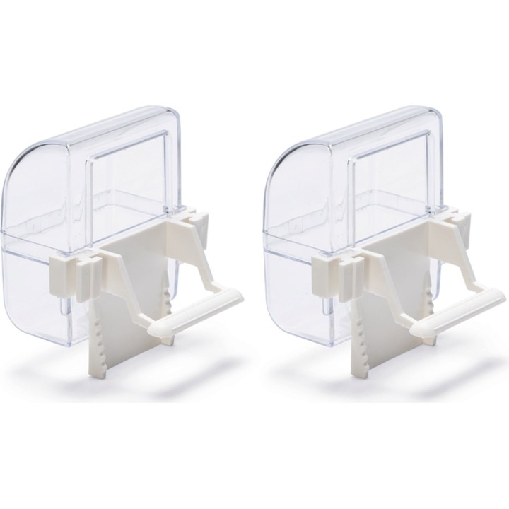 beeztees Futter- und Wasserspender Set - Weiss