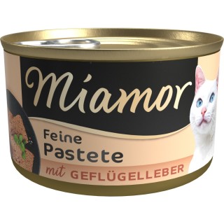 Sparpaket Miamor Pastete 24 x 85 g - Geflügelleber