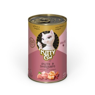 KITTY Cat Adult Pate 6 x 400 g - Pute & Shrimps