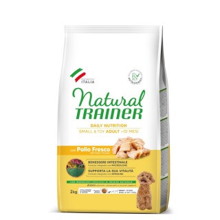 Natural Trainer Adult Small & Toy mit Huhn - 2 kg