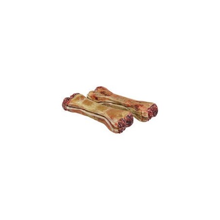 Schecker - Gefüllter Kauknochen mit Salami-Geschmack [140g (2 Stück a 12cm)]