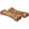 Schecker - Gefüllter Kauknochen mit Salami-Geschmack [140g (2 Stück a 12cm)]
