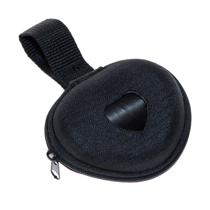 Kotbeutelspender Herz schwarz inklusive Rolle - Beutelspender inkl. Rolle, L 7 x B 8 cm