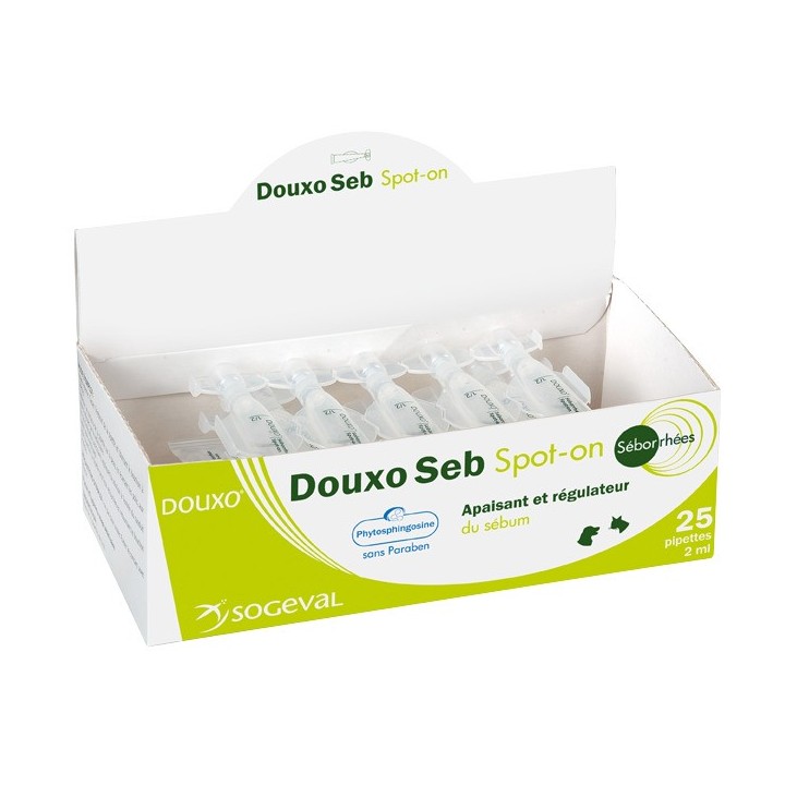 Pflege für Hund und Katze Ceva Douxo Seborrhee Spot On (x25)