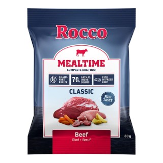 Rocco Mealtime testen! Rocco Mealtime Rind 320 g (4 x 80 g)