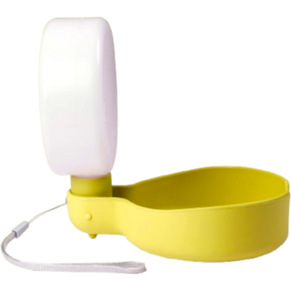 United Pets PINGUI - tragbare Wasserflasche für Hunde - gelb