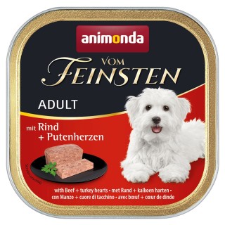 animonda Vom Feinsten Adult getreidefrei 6 x 150 g - Rind & Putenherzen