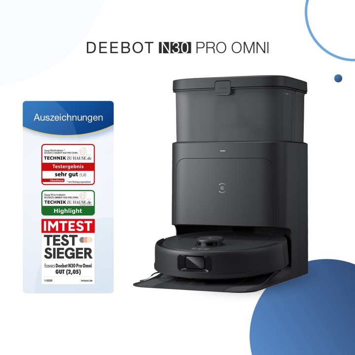 DEEBOT N30 PRO OMNI Schwarz