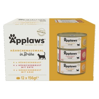Probiermix Applaws 12 x 156 g - Huhn in Brühe