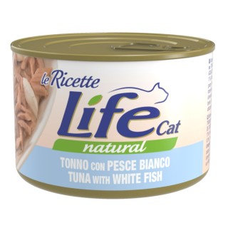 Life Cat "Le Ricette" 4 x 150 g - Thunfisch mit Weißfisch