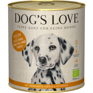 DOG'S LOVE BIO Pute , 800 g - 800 g