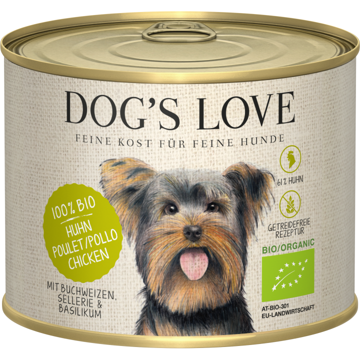 DOG'S LOVE BIO Huhn , 200 g - 200 g