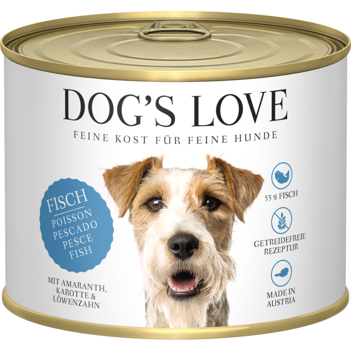 DOG'S LOVE Adult Fisch , 200 g