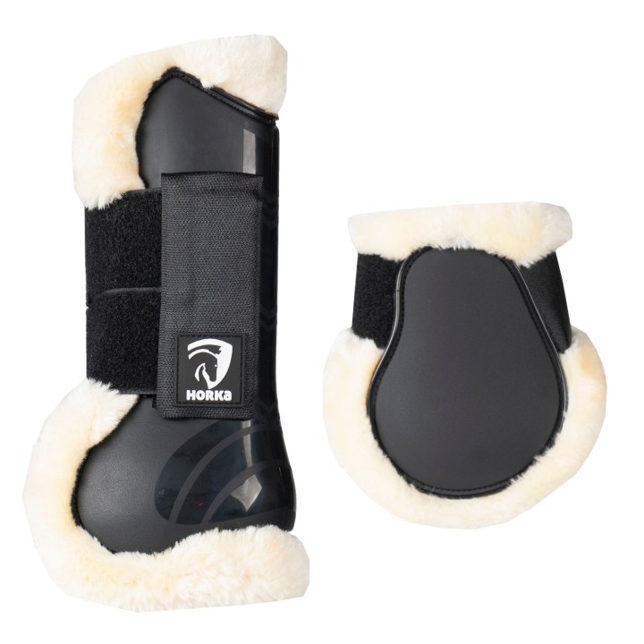 Geschlossene PVC-Gamaschen für Pferde Horka (x4)