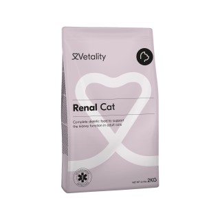 Vetality Renal Cat - 2 kg + 6 x 100 g Renal Cat Wet