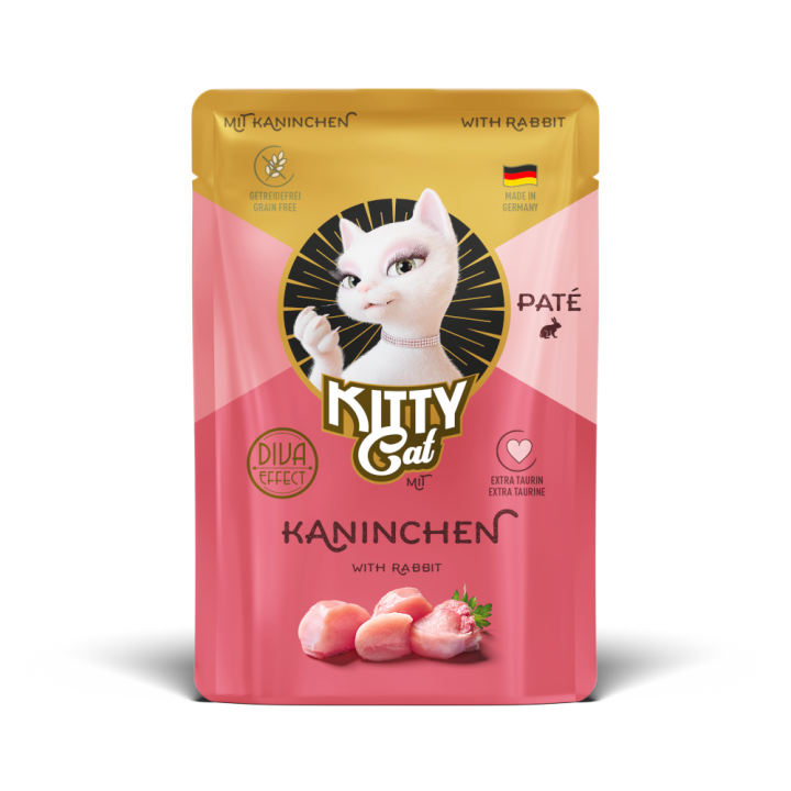 KITTY Cat Paté 6 x 85 g - Kaninchen