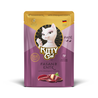 KITTY Cat Paté 6 x 85 g - Fasan & Ente