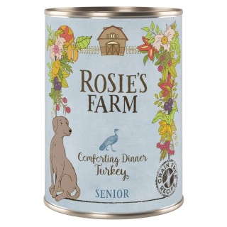Sparpaket Rosie's Farm Senior 24 x 400 g  - Truthahn