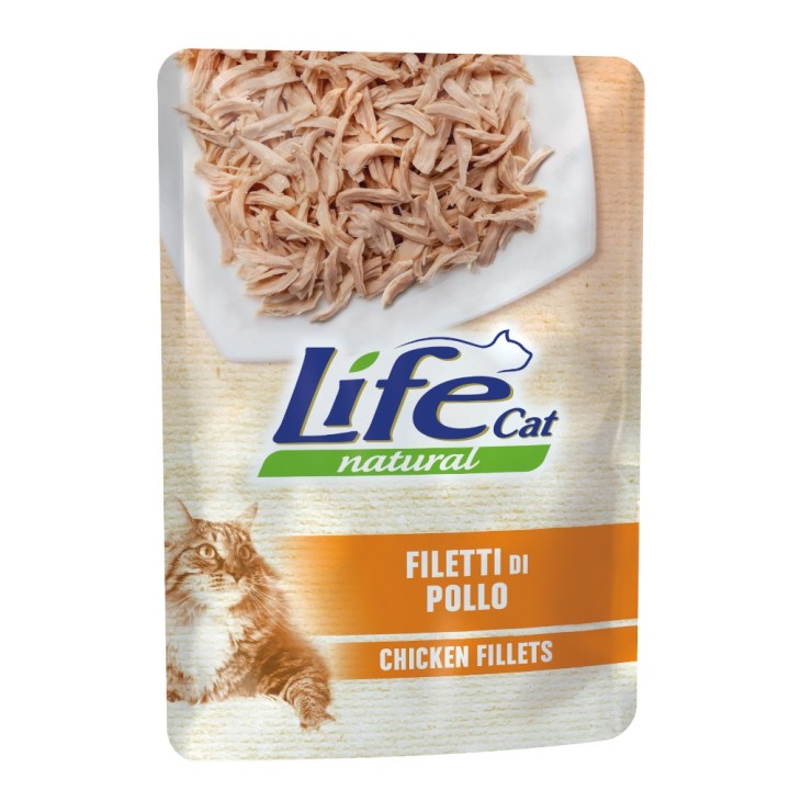 Life Cat Natural Adult 6 x 70 g - Hähnchenfilets