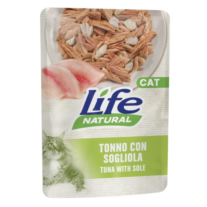 Life Cat Natural Adult 6 x 70 g - Thunfisch mit Seezunge